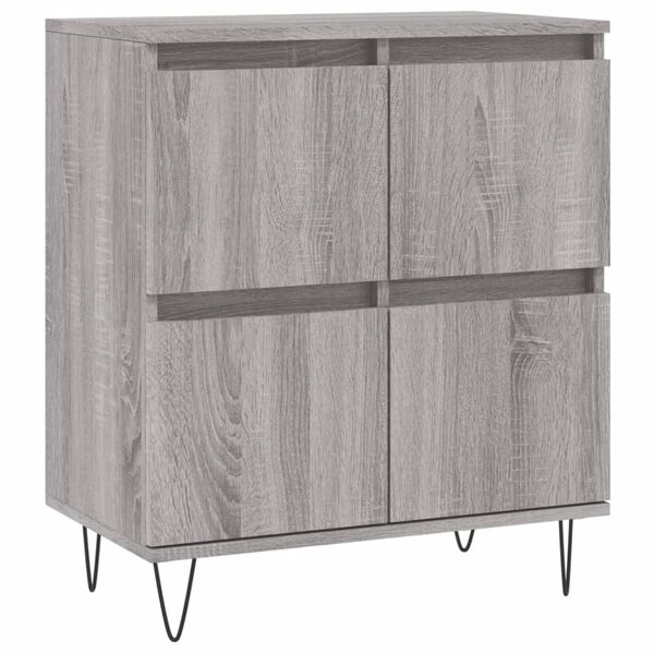 vidaXL Sideboard Grey Sonoma 60x35x70 cm Engineered Wood