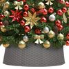 vidaXL Christmas Tree Skirt Brown &Oslash;65x19.5 cm
