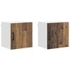 vidaXL Wall Cabinet LUCCA 2 pcs Old Wood Engineered Wood