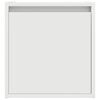 vidaXL Wall-Mounted Bedside Cabinet White 38x34x40 cm