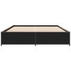 vidaXL Bed Frame without Mattress Black 120x190 cm Small Double