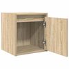 vidaXL Wall-Mounted Bedside Cabinets 2 pcs Sonoma Oak 38x34x40 cm