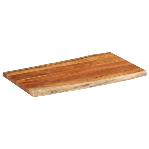 vidaXL Table Top 110x60x3.8 cm Rectangular&nbsp;Solid Wood Acacia Live Edge