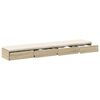 vidaXL Bed Drawers Sonoma Oak 200 x 36.5 x 16.5 cm Engineered Wood