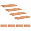 vidaXL Stair Treads 8 pcs 80 x 25 x 2 cm Varnish Solid Beech Wood