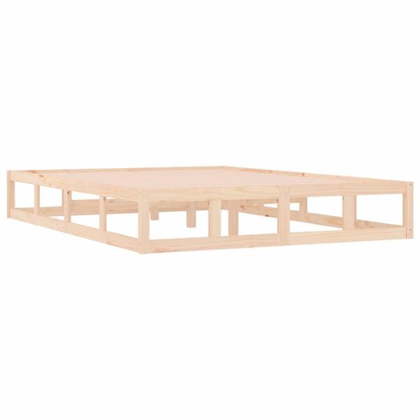 vidaXL Bed Frame without Mattress 140x190 cm Solid Wood