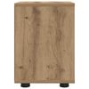 vidaXL Bedside Tables with Drawer 2 pcs Artisan Oak 30.5 x 30 x 43 cm