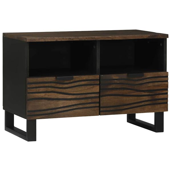 vidaXL TV Units with Drawer Walnut 70 x 33 x 46 cm Engineered wood