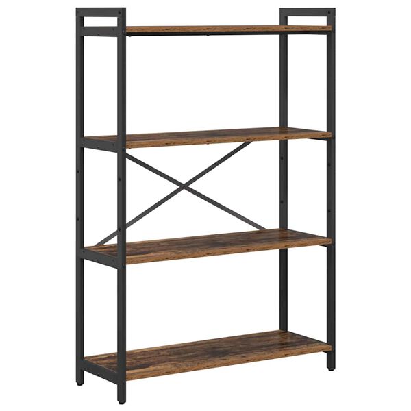 vidaXL Bookshelf Old wood 80 x 30 x 120 cm Engineered Wood