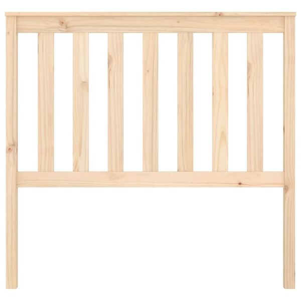 vidaXL Bed Headboard 106x6x101 cm Solid Wood Pine