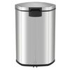 EKO Pedal Bin Shell 2x22 L Matte Silver