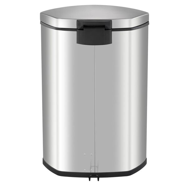 EKO Pedal Bin Shell 2x22 L Matte Silver