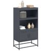 vidaXL Highboard Anthracite 68.5x38.5x123.5 cm Steel