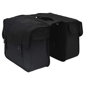 vidaXL Bicycle Bag Black 18.5 x 40 x 35 cm Polyester