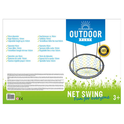 OUTDOOR PLAY Nest Swing with Net 90 cm