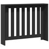 vidaXL Radiator Cover Black 104x20x82 cm Engineered Wood