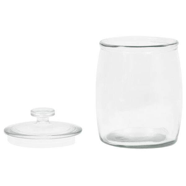 vidaXL Storage Glass Jars with Lid 4 pcs 8000 ml