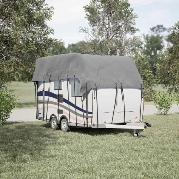 vidaXL Caravan Roof Cover Grey 600x300 cm Non-woven Fabric