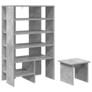 vidaXL Shoe Cabinet 2 pcs 62 x 35 x 100 cm Engineered Wood
