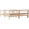 vidaXL Bed Frame with Headboard without Mattress 200x200 cm