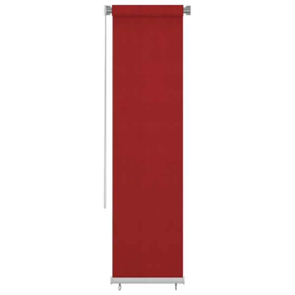 vidaXL Outdoor Roller Blind 60x230 cm Red HDPE