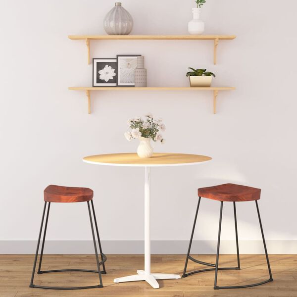 vidaXL Gavin Bar Stools 2 pcs 45x38x53 cm Solid Wood Mango