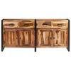 vidaXL Sideboard 172x35x80 cm Solid Acacia Wood with Honey Finish