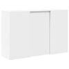 vidaXL Reception Desk White 155x50x103.5 cm Engineered Wood