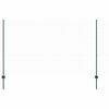 vidaXL Welded Wire Fence 100 x 1.4 m (W x H) PVC-Coated Steel Green