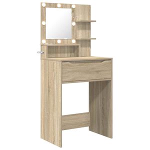 vidaXL Bedroom Dressing Tables Sonoma Oak 80 x 39.6 x 135 cm