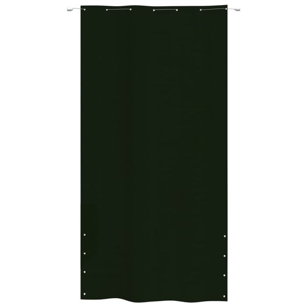 vidaXL Balcony Screen Dark Green 140x240 cm Oxford Fabric