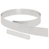vidaXL Lawn Edging 4 pcs 450 x 10 cm Stainless Steel Silver