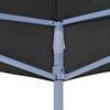 vidaXL Party Tent Roof 4x3 m Black 270 g/m&sup2;