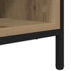 vidaXL Shoe Cabinet with Shelf Artisan Oak 131 x 35 x 50 cm