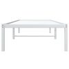 vidaXL Metal Bed Frame without Mattress White 80x200cm