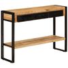 vidaXL Console Table 110x30x76 cm Solid Wood Mango