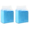 vidaXL Pet Training Pad 100 pcs Blue and White 120 x 80 cm