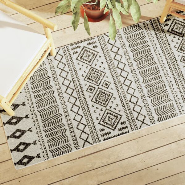 vidaXL Indoor & Outdoor Rug Short Pile Multicolour 80x300 cm Anti Slip