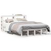 vidaXL Bed Frame without Mattress White 160x200 cm Solid Wood Pine