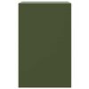 vidaXL Bedside Cabinet Olive Green 34.5x39x62 cm Steel
