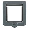 TRIXIE 4-Way Cat Flap Door Grey