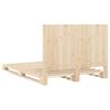 vidaXL Bed Frame without Mattress with Headboard 140x200 cm Solid Wood
