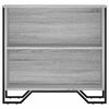 vidaXL Bookcase Grey Sonoma 80x31x74.5 cm Engineered Wood