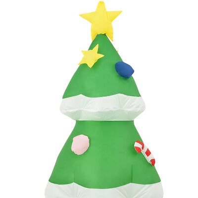 vidaXL Inflatable Christmas Tree Decorations LED Indoor Outdoor 240 cm