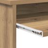vidaXL Desk Artisan Oak 120.5 x 44 x 88.5 cm Engineered Wood