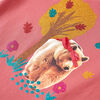 Kids' T-shirt with Long Sleeves Old Pink 128