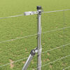vidaXL Fence Post Galvanized 25 x 1.2 m Steel