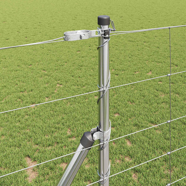 vidaXL Fence Post Galvanized 25 x 1.2 m Steel