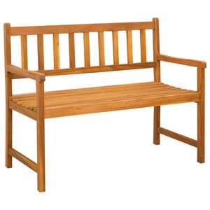 vidaXL Garden Bench 2-Seater 110 x 55 x 90 cm Solid Acacia Wood