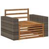 vidaXL Outdoor Middle Sofa Natural